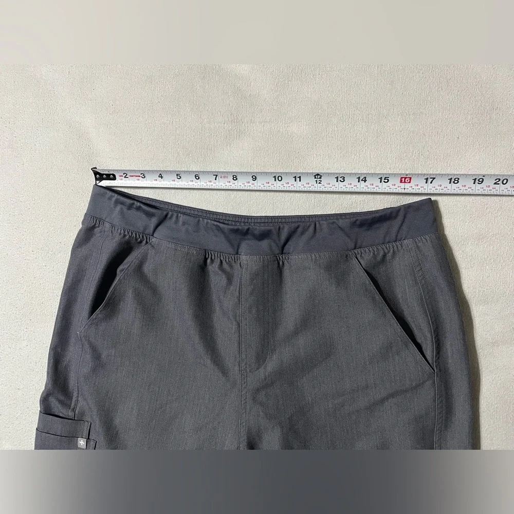 FIGS Mens‎ Axim Cargo Scrub Pants XL (34x27) Elastic Waist Stretch Comfort T2001